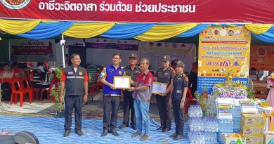 ว่าที่พันตรี ดร.วานิช สมชาติ ผู้อำนวยการวิทยาลัยการอาชีพบำเหน็จณรงค์ ตรวจเยี่ยมศูนย์อาชีวะ-ขนส่งอาสา ช่วยประชาชนเทศกาลสงกรานต์ 2568